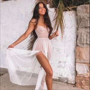 Totally Bangin’ Mesh Maxi Dress